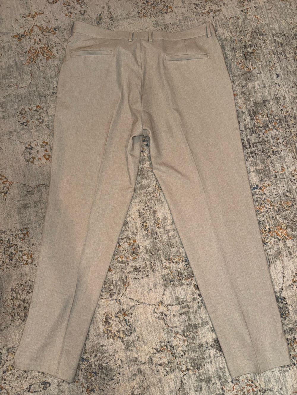 Men's Slim Fit Beige Dress Pants Kenneth Cole Reaction 36x30